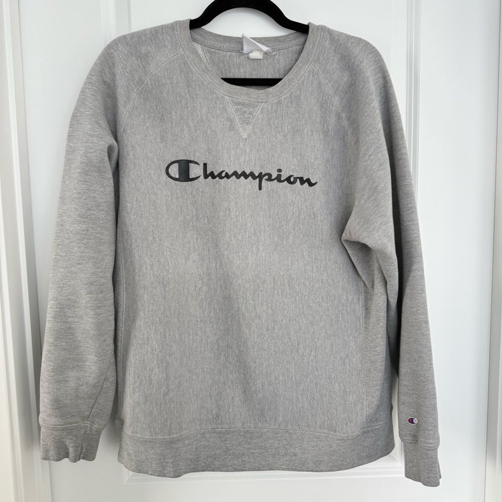 CHAMPION | Heather GrayβLogo Sweatshirt